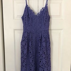 ASTR Lace Midi Dress